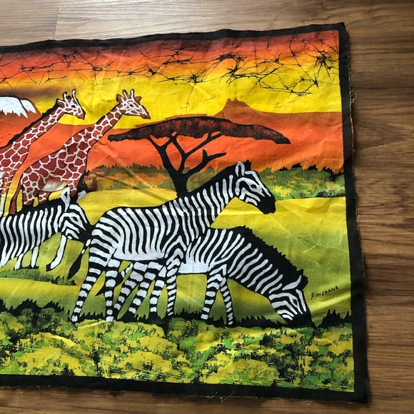 Batik Fabric by F. Mahabad 28.5” x 20” - Picture 3 of 6